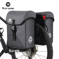 WEST BIKING 35L Dual Pannier Double Rear Seat Bag for MTB Road Bike Large Capacity PVC Outdoor Cycling Trunk Bag