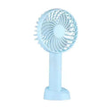 Electric Rechargeable Usb Hand Fan Auto Oscillating Charging Base With Different Color Chose Portable Handheld Fan