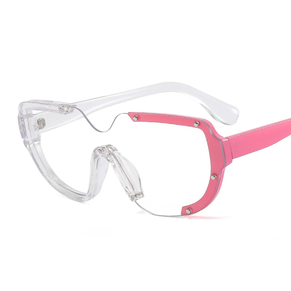 Qsky Low Moq Sunglasses Manufacturer High-end Jelly Color Polygon Sunglasses Men Retro Small Frame square Sunglasses Personality