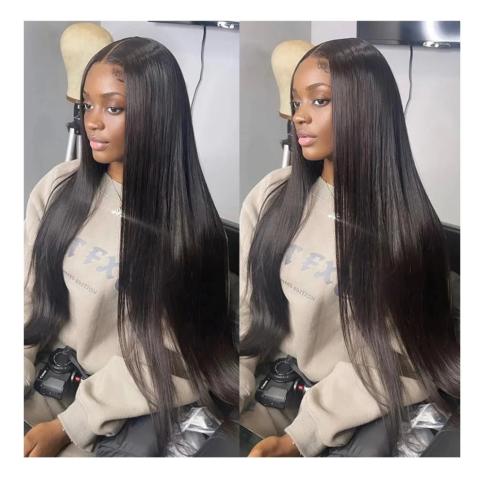 Wholesale 13x4 Transparent Lace Frontal Wig 100% Natural Color Brazilian Hair Front Wigs Glueless Human Hair Wig for Black Women