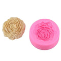 DIY Silicon Form Candle Molds Flower Rose Carnation Peony Flip Sugar Cake Decoration Mold Soap Silicone Mold