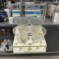 Disposable White Drink Carrier Take Out Juice Ice Cream Paper Plastic Cup Holder for Beverage Shop