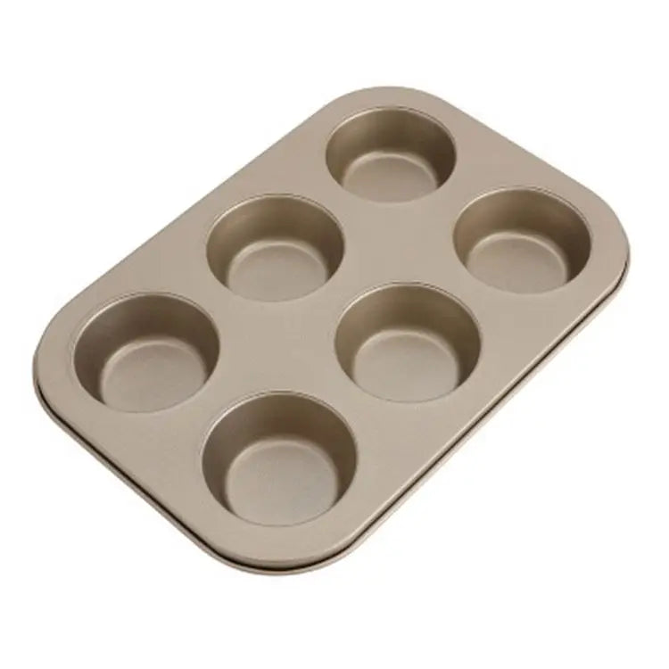 Hot Selling Safe Muffin Pan 6 Cups Cake Mould in Cake Tools for Baking