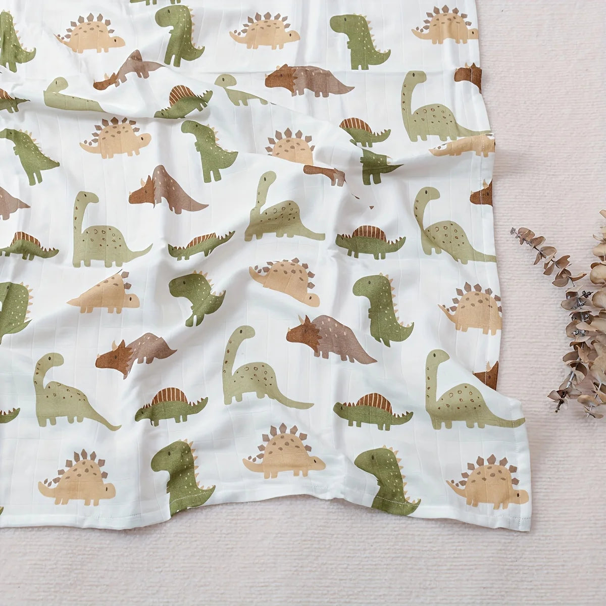 Happy Flute Baby Swaddle Blanket Cotton Muslin Swaddle Baby Cotton Blanket Wholesale