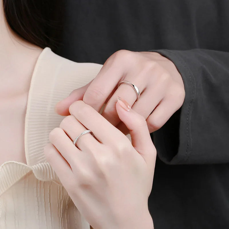 Wedding Rings Couple Set Moissanite Ring for Women Couple Ring 925 Silver Jewelry Moissanite Jewelry