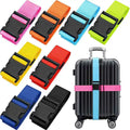 Adjustable Nylon Luggage Safe Straps One Word Fixed Tying Rope Buckle Baggage Packing Belts Travel Suitcase Accessories Portable