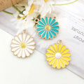 Sell Well Fashion Alloy Daisy Flower Charms Necklace for DIY Jewelry Earring Making