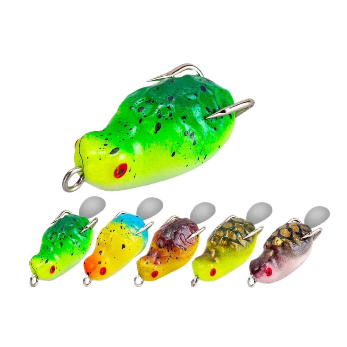 3.5cm 4g Thailand Style Hook Mini Fishing Frog Lure for Perch