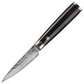 3.5 Inch Paring Knife Fruit Vegetable Peeling Knives Forged Damascus Steel  Kitchen Knives