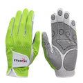 10 Pcs Efunist Golf Glove Men Left Hand Breathable Green 3D Performance Mesh Non-slip Fiber Golf Gloves