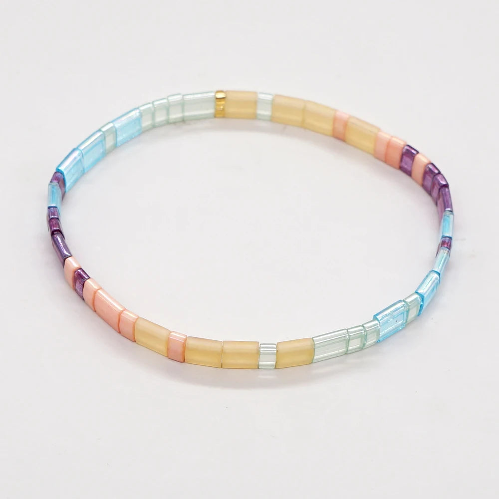 Go2boho Boho Friendship Beaded Bracelets for Women Girl Gifts Bohemian Summer Beach Miyuki Tila Beads Bracelet Jewelry Bijoux