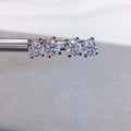 Factory Supply Moissanite Diamond Crystal Luxury Earrings