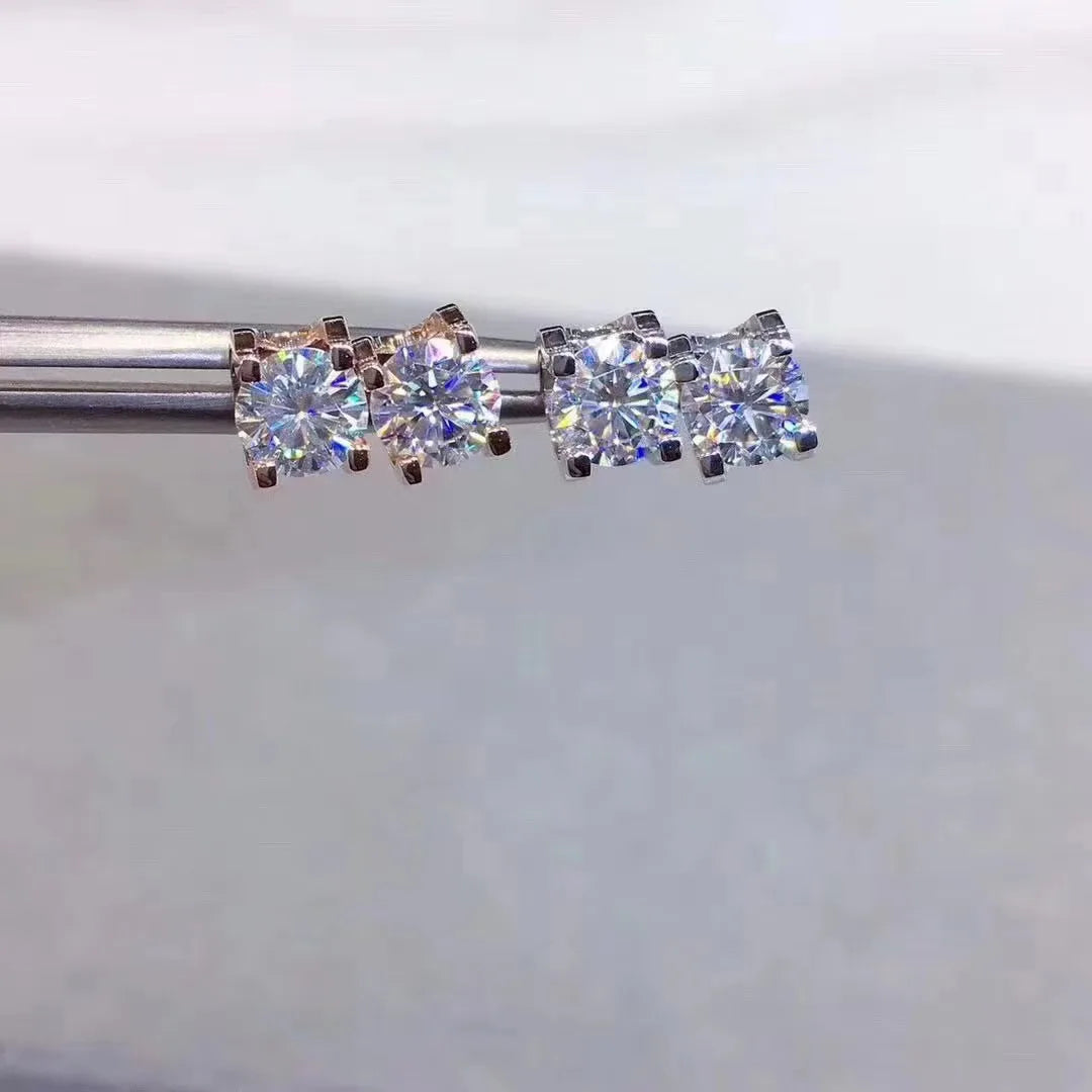 Factory Supply Moissanite Diamond Crystal Luxury Earrings