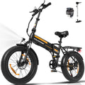 COLORWAY BK10 EU UK Wholesale Folding Fat Tire Electric Bike 20*4" Compact All-Terrain E-Bike for Adults CE Certified