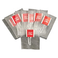 Custom Logo Replaceable Nylon Triangle Bag 6.5*8cm Tea Filter Mesh Bag for Tea Coffee Heat Paper for Packaging for Tea Candy