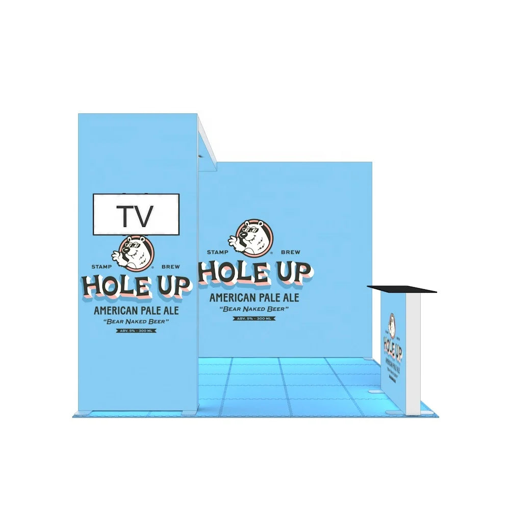 Customization Reusable Aluminum SEG Tradeshow Modular Expo LED Backlit Lighting Display Exhibition Light Box Trade Show Booth