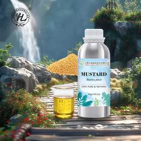 Premium Mustard Seed Oil for Hair Skin Massage Cooking - 100% Pure Natural Cold Pressed Carrier Oil Unrefined Non-GMO | 1kg