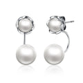 925 Sterling Silver Freshwater Pearls Jewelry Drop Earrings Fashion Jewelry Stud Earrings for Women Anniversary Gifts SCE002