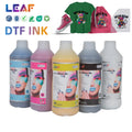 LEAF Hot Sale Premium 1000ml DTF CMYK White Pigment DTF Ink for XP600 I3200 L805 L1800 Heat Transfer Pigment Inks