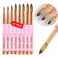 OEM Kolinsky Acrylic Nail Brush Customized Professional Kolinsky Pure Acrylic Kolinsky Sable Brush