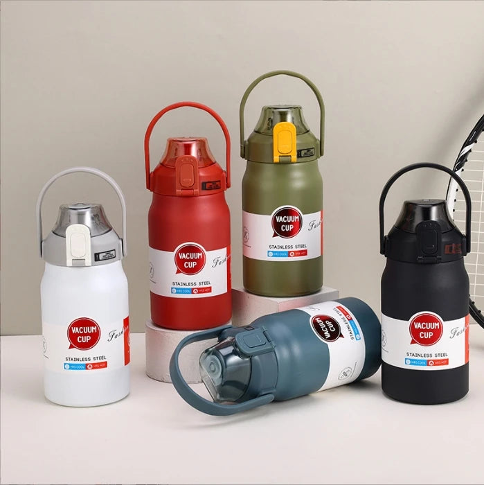 Water Bottle Supplier Near Me 316 Stainless Steel Outdoor Cute Direct Drink Flip Lid Vacuum Portable Insulated Kid with Handle