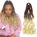 French Curl Braiding Hair Silky Smooth Texture French Loose Wave Spiral Curl Braiding Hair Spiral Curl Braids
