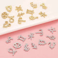 Wholesale Custom Fashion Jewelry Pendants Zodiac Charms Diy Necklace Earring Pendant