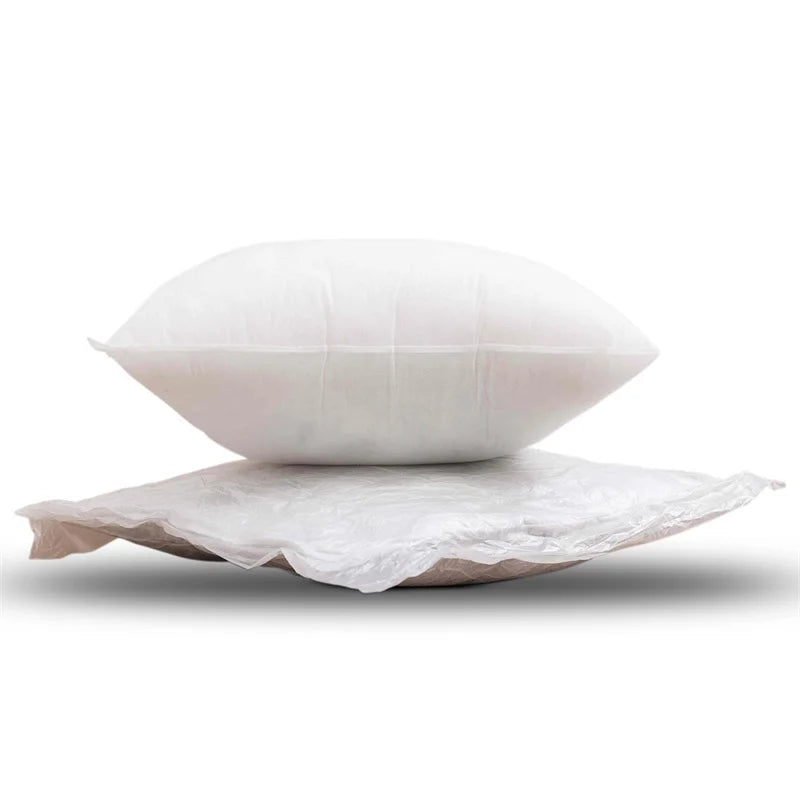 Manufacturer Wholesale High Quality Soft Solid White Polyester Fabric Square PP Cotton 18*18 Pillow Inserts