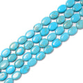Hot Sale Blue Turquoise Oval Shape Gemstone Loose Beads Size 10x14mm for Jewelry Making