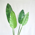 E07588  Wall Decor Wedding Party Faux Real Touch Banana Leaves Artificial Plant Leaf Indoor Banana Leaf for Sale