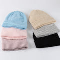 ODM Luxury Knitted Winter Hat Plush Shiny Knit Beanie Thicken Warm Bonnet Factory Outlet Store Agent Promotion