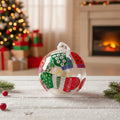 Factory Hot-selling Unique Hand-painted Christmas Glass Ball Gift Decoration