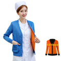 52002FF  Winter Warm Scrub Jacket Clothes Long Sleeved Doctor's Surgical Outerwear Nurse Work Coats Hospital Scrub Sweaters