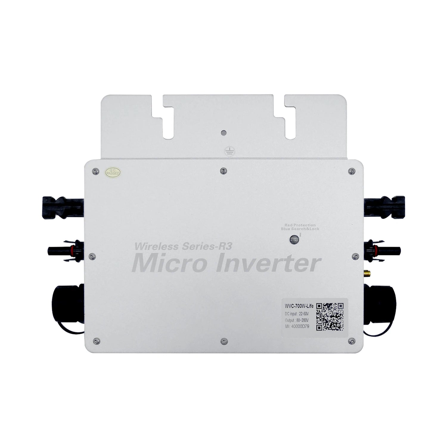 WVC-700 on Grid Tie Solar Micro Inverter Smart App Wifi Monitoring Solar Microinverter 700 Watt Pure Sine Wave Mini Inverter