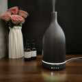 Custom Black Ceramic Aroma Diffuser Smart Ultrasonic Humidifier 1-Year for Office Spa Room Decorative Oil Diffuser for Household
