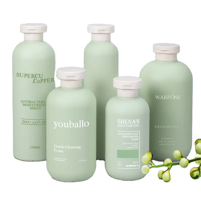 100ml 200ml 300ml 400ml 500ml Shampoo Lotion Cosmetic Container Plastic Bottle Packaging