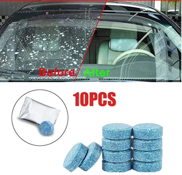 Multifunctional Effervescent Spray Cleaner Car Auto Windshield Washer Fluids Glass Cleaner Tablets Detergent