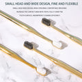 Luxury Soft Custom Logo Hotel Home Travel Gold Adult Toothbrush with Plastic Handle Factory