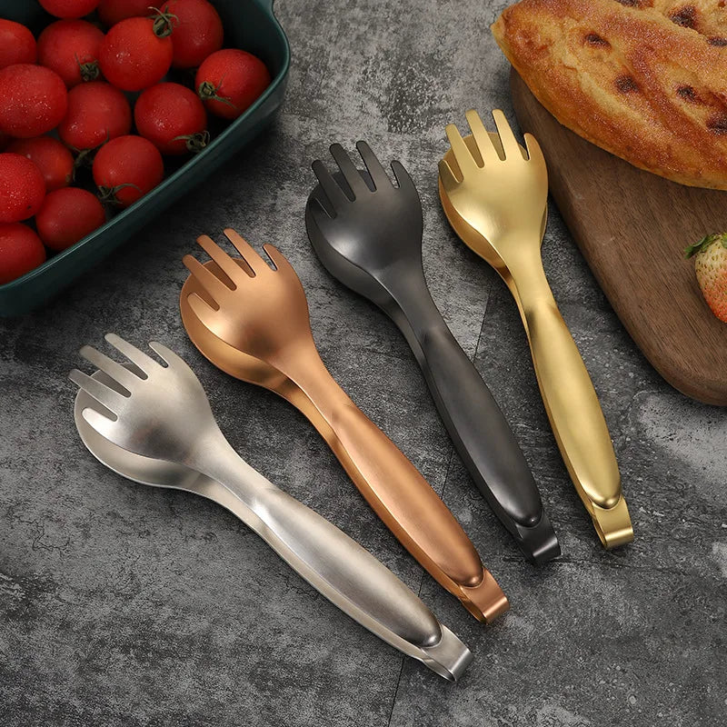 Stainless Steel Kitchen Salad Barbecue Buffet Party Catering Cake Bread Food Clamp Restaurant Bread Clip