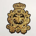 Clothing Diy Sew on Golden Sequins Embroidery Patches LT9327