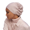 Wholesale New Design Custom Bamboo Jersey Hijab Cap Muslim Under Scarf Lady Inner Undercap Turban Bottoming Cap Hijab Cap