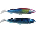 Multicolor Artificial Lure  Custom Trolling Lures Sinking Soft Lead Head Bait Paddle Tail Large Soft Plastics Lures
