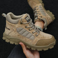 For New Simple Design High Cut Unisex Steel Toe Safety Boots Anti-puncture Material for Winter Summer Autumn