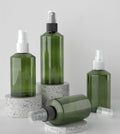 150 ml 200 ml Green Cosmetic Lotion Spray Plastic Bottle Facial Packaging