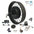 100km/h 170mm 190mm Dropout 20'' 26'' 72V 5000W Fat Tire Snow Bike Electric Ebike Bicycle Hub Rear Spoke Motor Conversion Kit 7S
