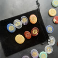 Natural  Crystals Meditation Set Healing Stones Quartz Seven Chakra Stone for Wellness Crystal