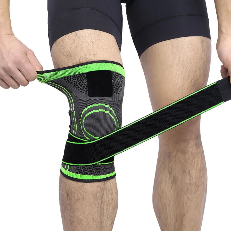 Weaving Knee Sleeve Knee Support for Basketball Hiking Cycling