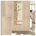 Modern Beige Travertine 3D Slate Veneer Exterior and Interior Wall Cladding Soft Tiles Decorative Artificial Stone Panel