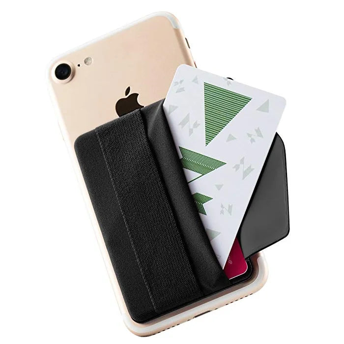 Yin Hui Finger Grip Spandex Card Holder YH-EPCH-026 Fashion Style Stick-On Design for Convenient Credit & Cell Phone Access