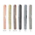 Aluminum Silver Metal Barber Comb Professional Hairdressing Salon Combs Detangling Hair Cutting Tools